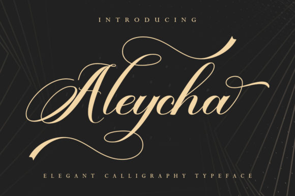 Aleycha: The Handwritten Script That Elevates Your Brand
