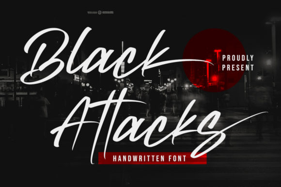 Black Attacks: A Timeless Handwritten Font for Distinct Design
