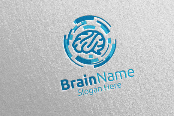 Brain Technology Logo Design 25: A Strategic Asset for Modern Innovation