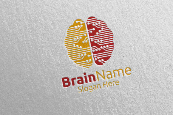 Brain Technology Logo Design 64: A Comprehensive Guide to the Think Idea Concept Vector Template