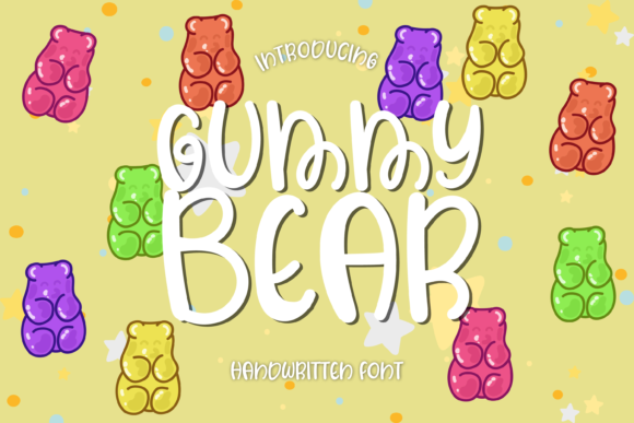 Gummy Bear: A Playful Handwritten Font for Standout Designs