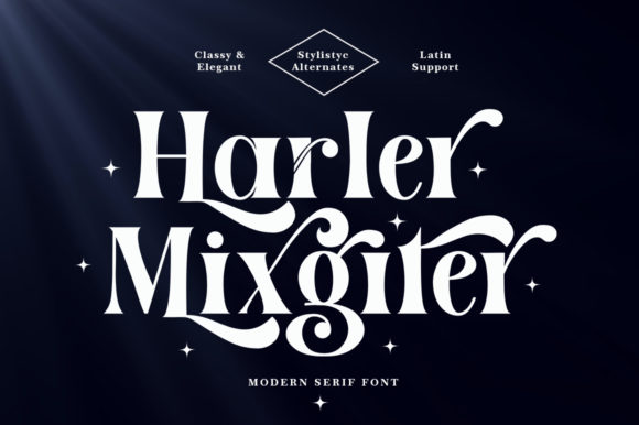 Harler Mixgiter: The Serif Font That Brings Romance to Your Design