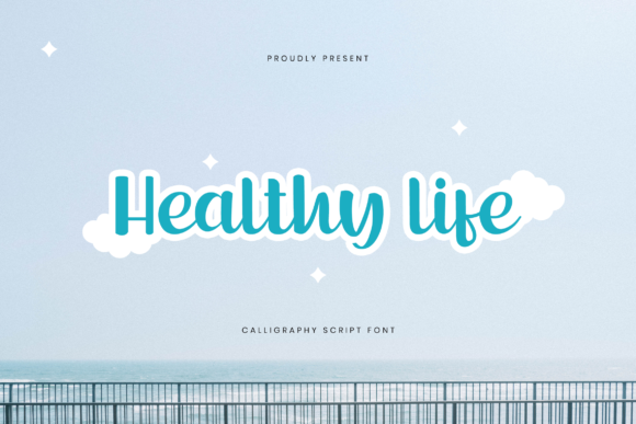 Healthy Life: A Handwritten Font for Modern Design