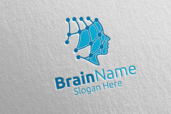 Human Brain Logo Design 59: A Versatile Tool for Modern Branding