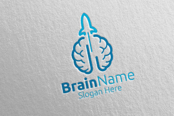 Integrating Rocket Brain Logo Design 40 into Your Creative Workflow