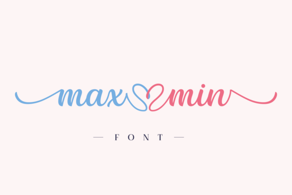 Max Min: The Delicate Handwritten Font for Spectacular Designs
