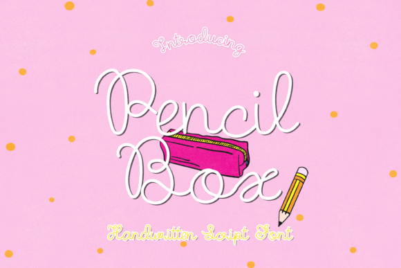 Pencil Box: The Quirky Handwritten Script Font for Standout Designs