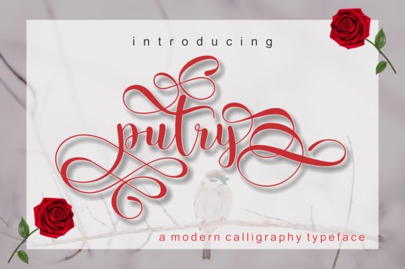 Putry: The Script Font That Brings Romance to Your Creative Projects