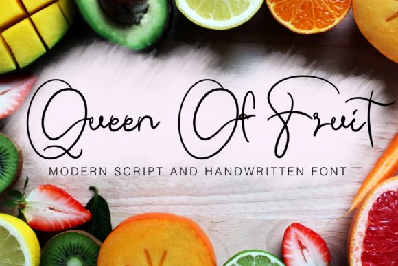 Queen of Fruit: The Art of Handcrafted Typography in a Digital World