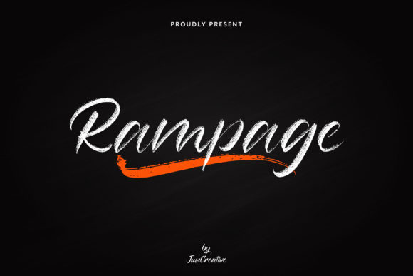 Rampage: A Versatile Brush Script for Modern Branding