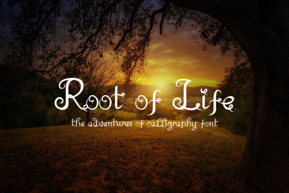 Root of Life: A Delicate Handwritten Font for Meaningful Design