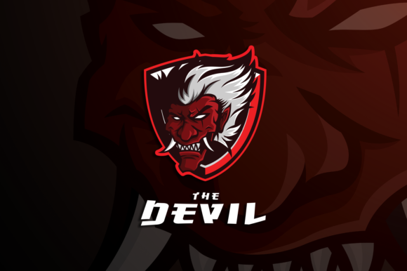 The Devil Head Mascot Logo for Team Identity
