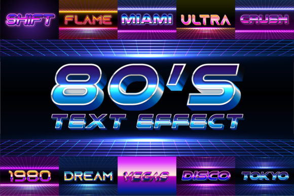 Unlock the Retro 80s Text Effect for Instant Visual Impact