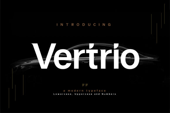 Vertrio: A Bold Serif for Standout Creative Work